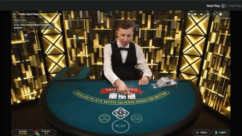 Triple Card Poker 12bet Là Gì? Trò Chơi Bài Ba Lá Đầy Hấp Dẫn 2 Luat choi co ban cua Triple Card Poker